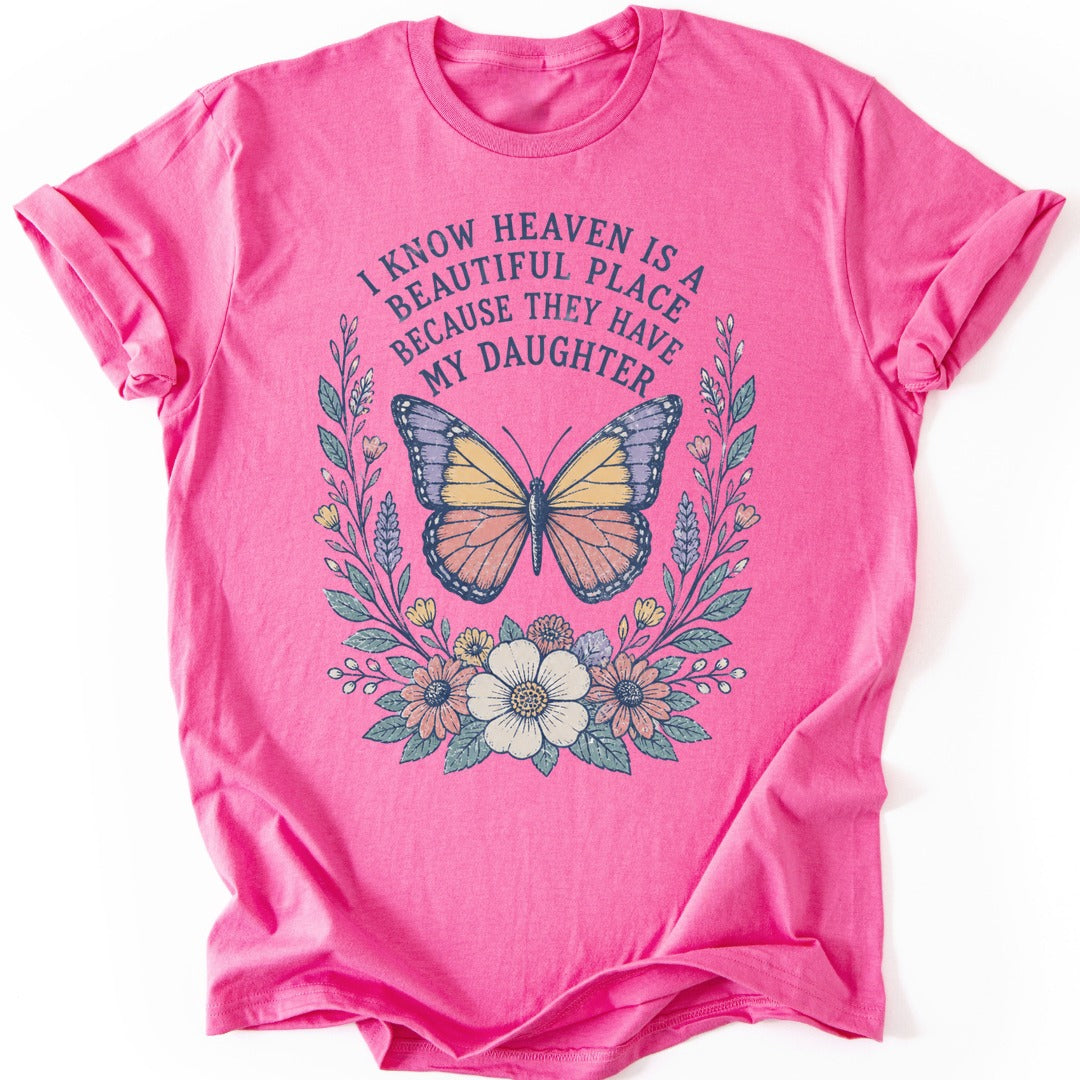 Daughter Butterfly T-shirt — Azalea
