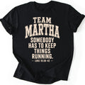 Team Martha T-shirt — Black