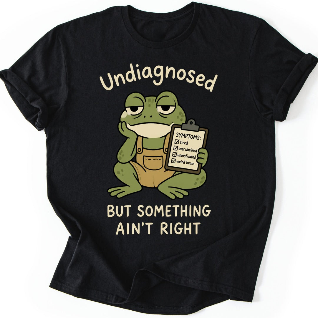 Undiagnosed Frog T-shirt — Black