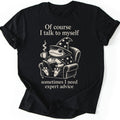 Self Talk Toad T-shirt — Black