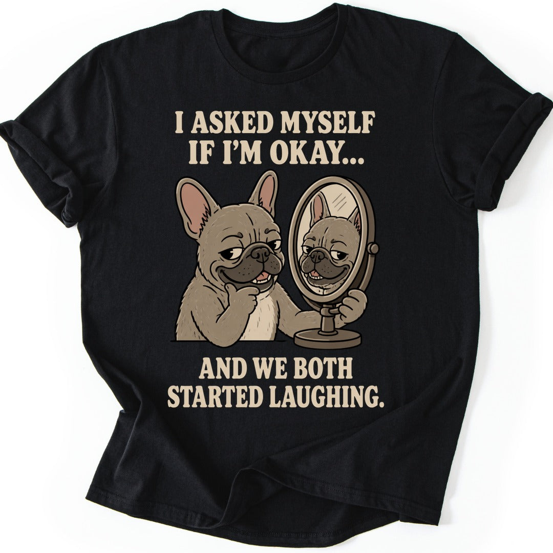 Both Laughing T-shirt — Black