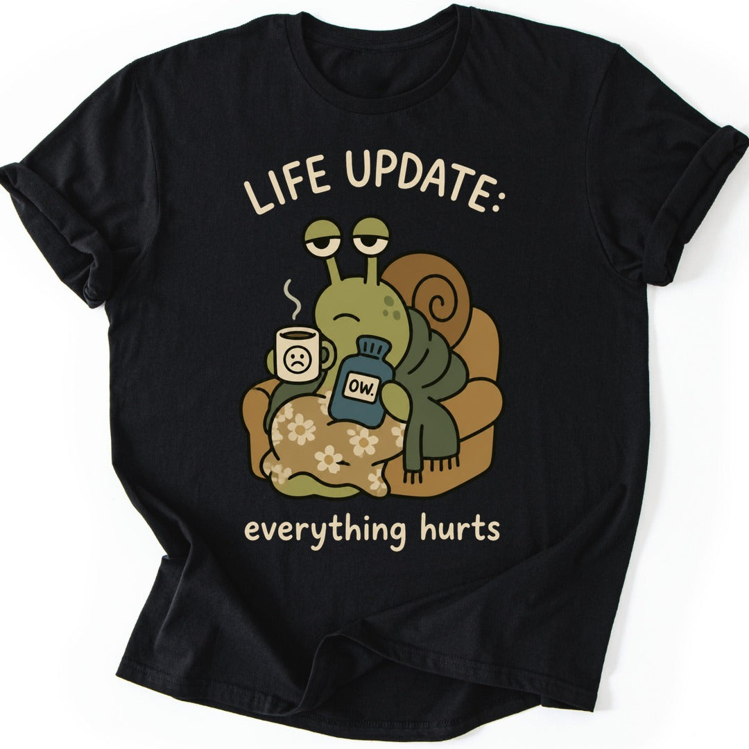 Everything Hurts T-shirt — Black