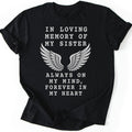 Sister Memory T-shirt — Black