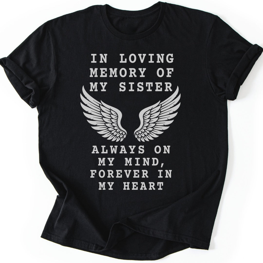 Sister Memory T-shirt — Black