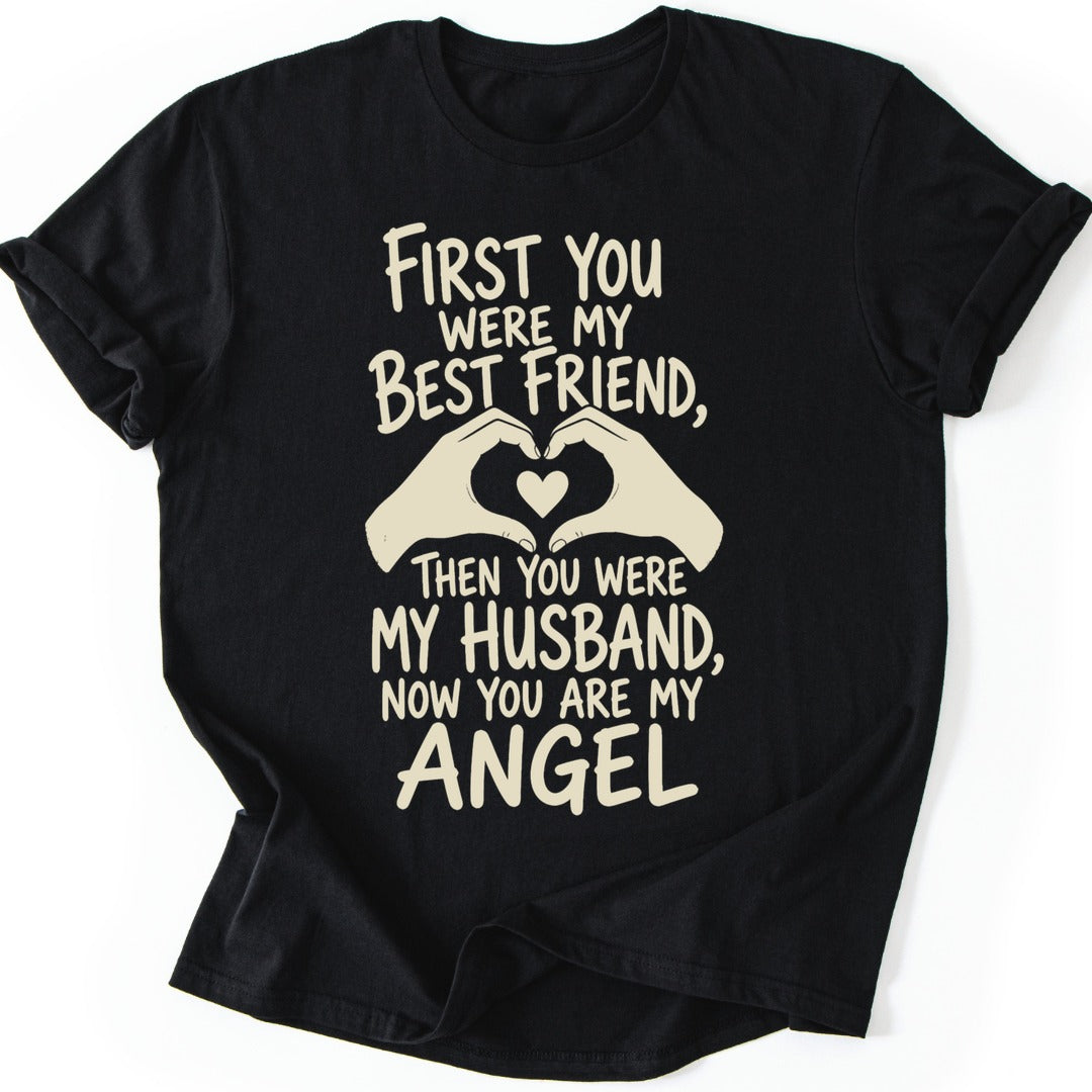 Best Friend Angel T-shirt — Black