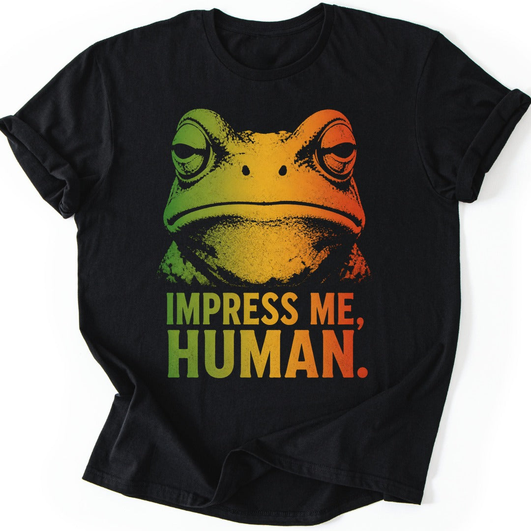 Grumpy Frog T-shirt — Black