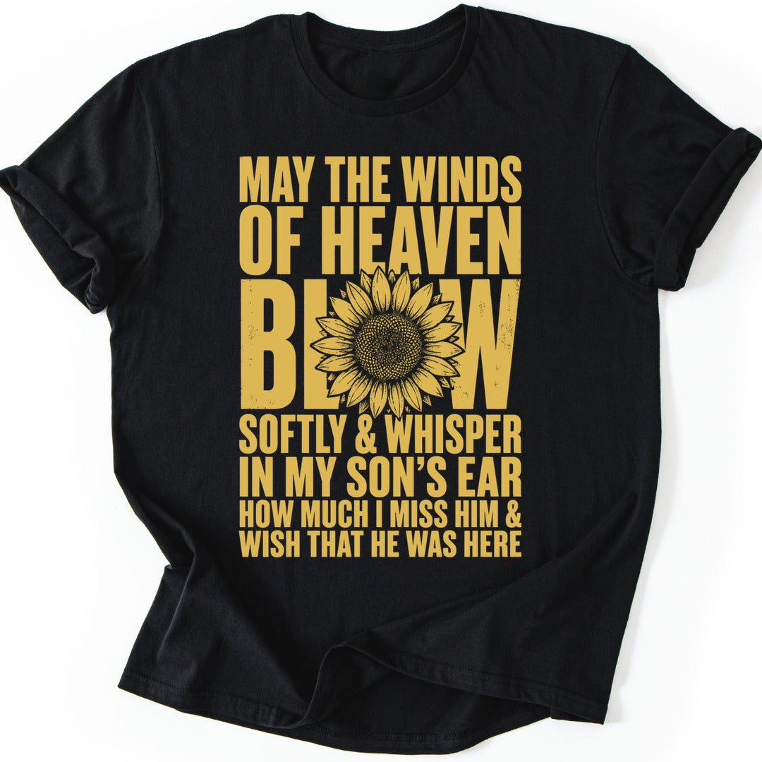 Sunflower Winds T-shirt — Black