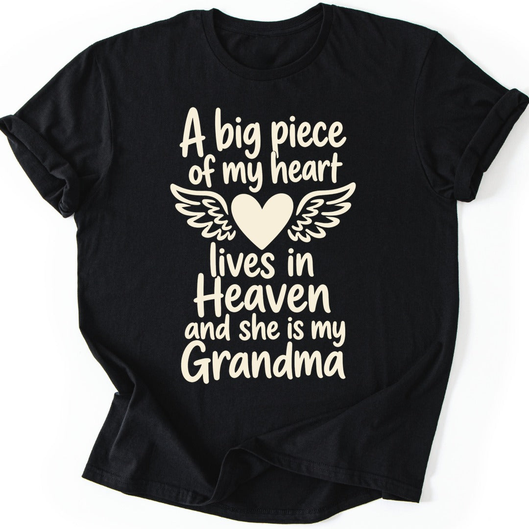 Grandma Heaven T-shirt — Black