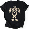 Remember Ribbon T-shirt — Black