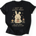 Strawberry Bunny T-shirt — Black