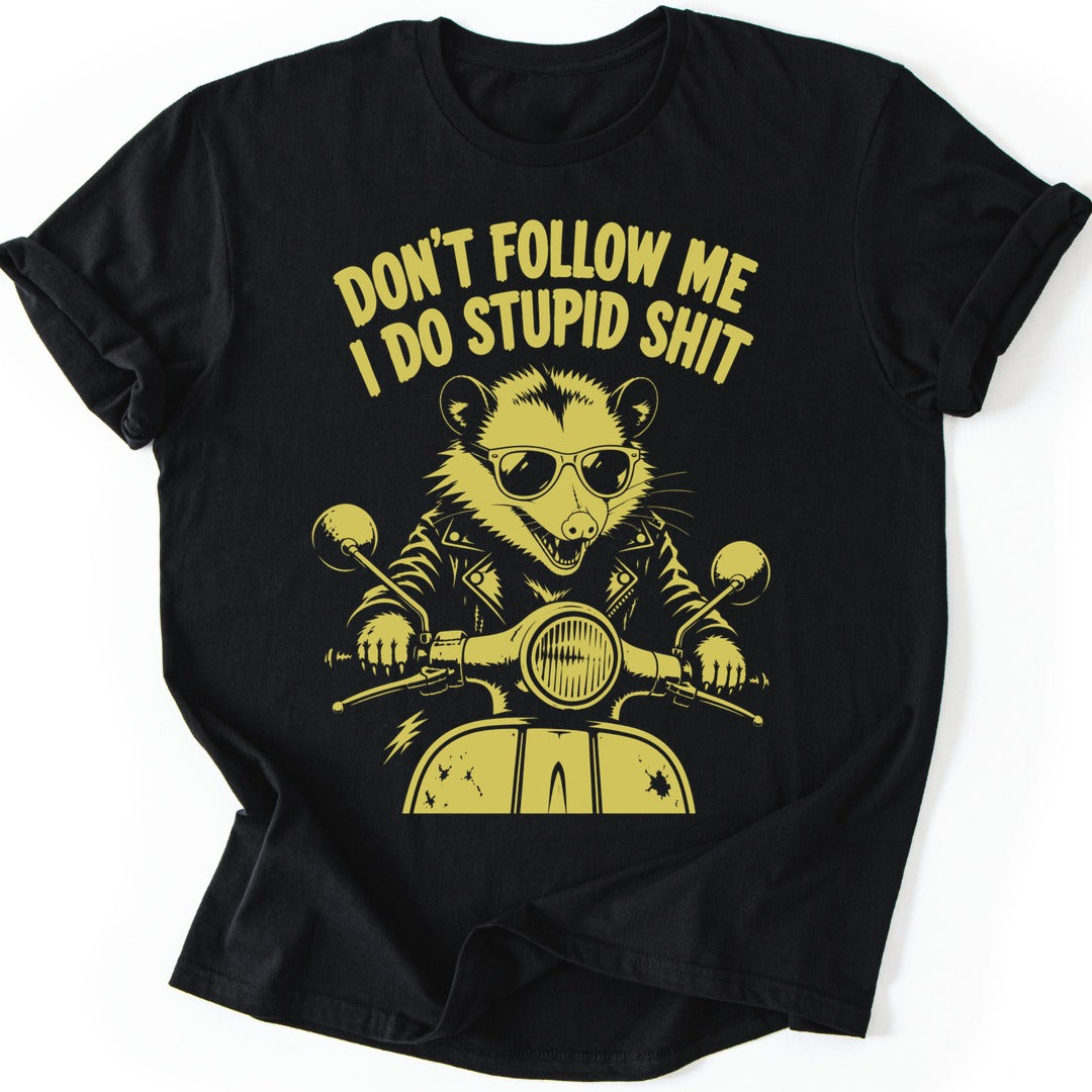 Scooter Possum T-shirt — Black