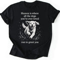 Greeting Dogs T-shirt — Black