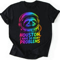 Astronaut Sloth T-shirt — Black