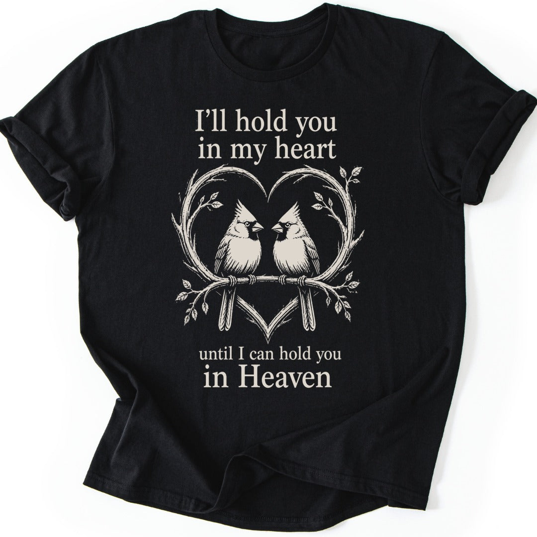 Cardinal Heart T-shirt — Black