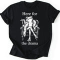 Feather Boa Frog T-shirt — Black