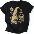 Bedtime Gnome T-shirt — Black