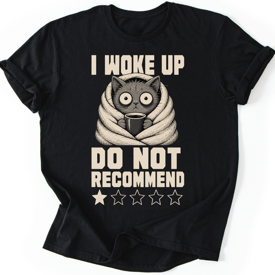 Blanket Cat T-shirt — Black