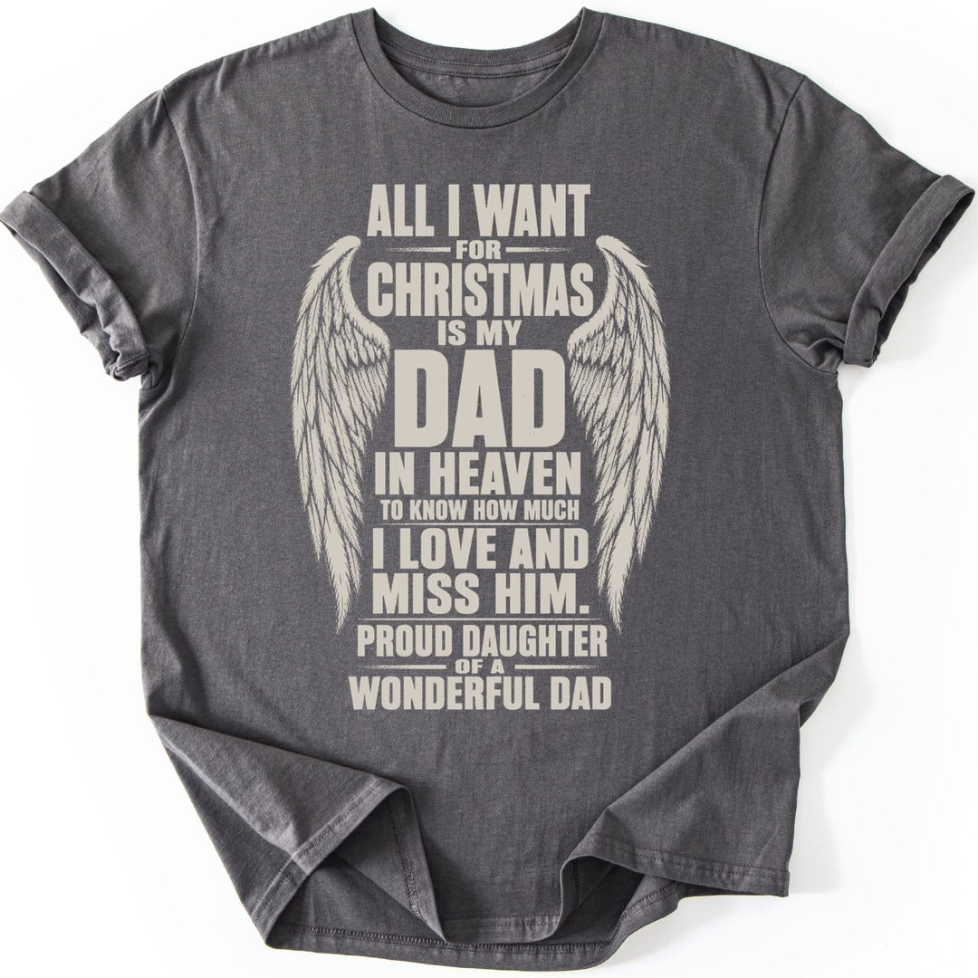 Proud Daughter T-shirt — Charcoal