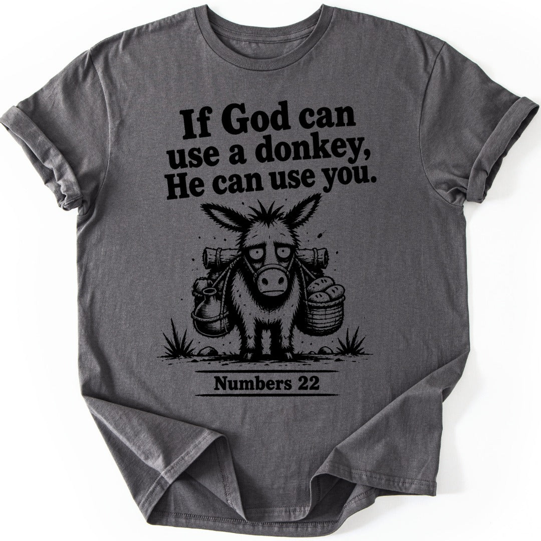 Useful Donkey T-shirt — Charcoal