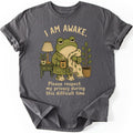 Barely Awake T-shirt — Charcoal