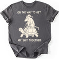 Possum Turtle T-shirt — Charcoal