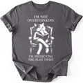 Plot Twist Cat T-shirt — Charcoal