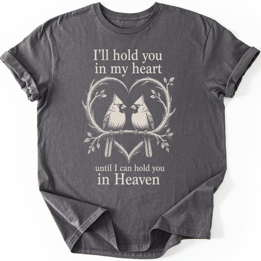 Cardinal Heart T-shirt — Charcoal
