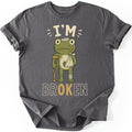 Broken Frog T-shirt — Charcoal