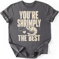 Shrimp Pun T-shirt — Charcoal