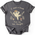 Hammock Sloth T-shirt — Charcoal