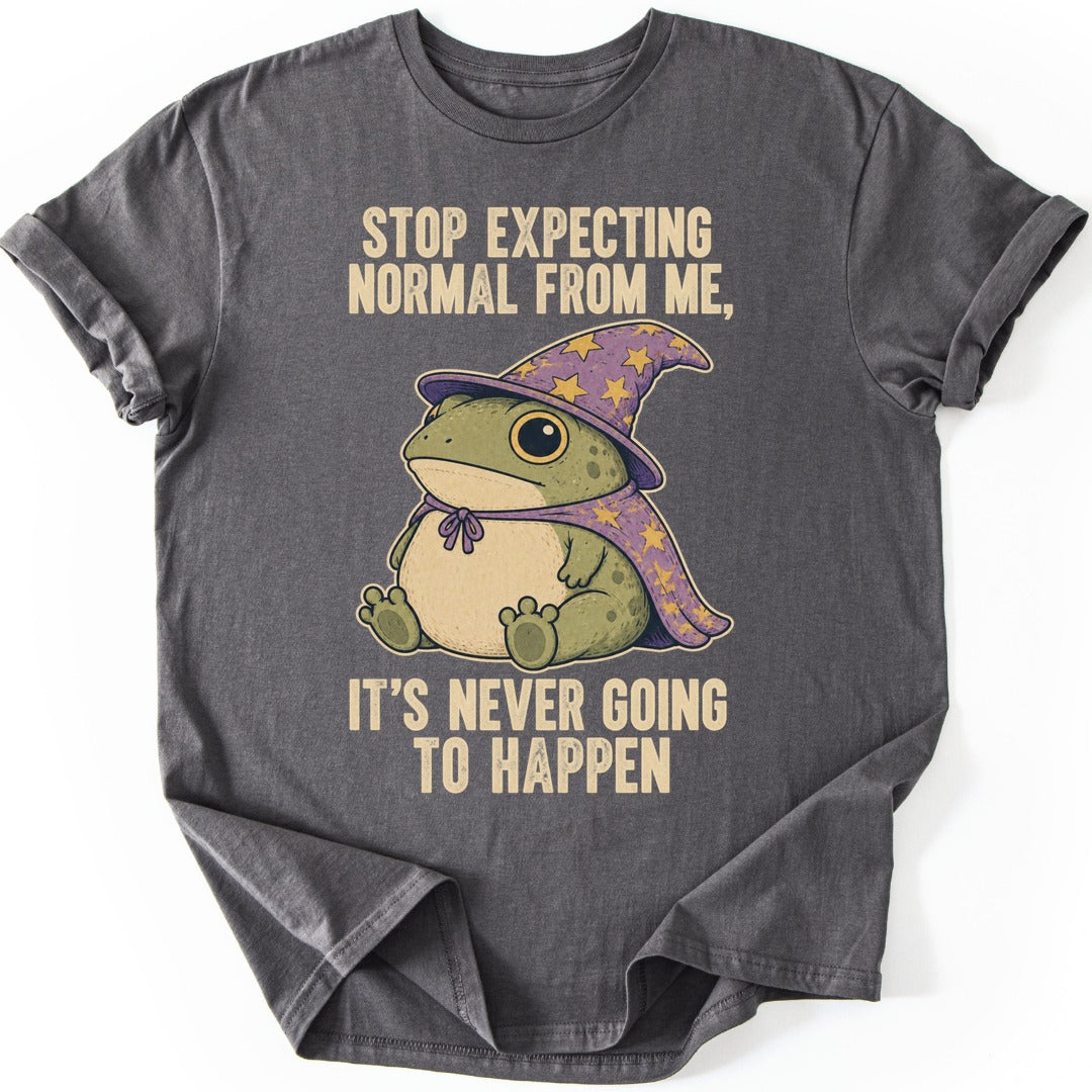 Never Normal Toad T-shirt — Charcoal