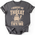 Threat Frog T-shirt — Charcoal