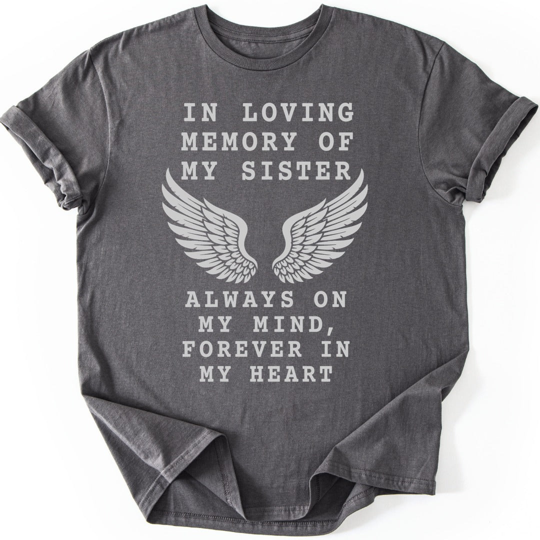Sister Memory T-shirt — Charcoal