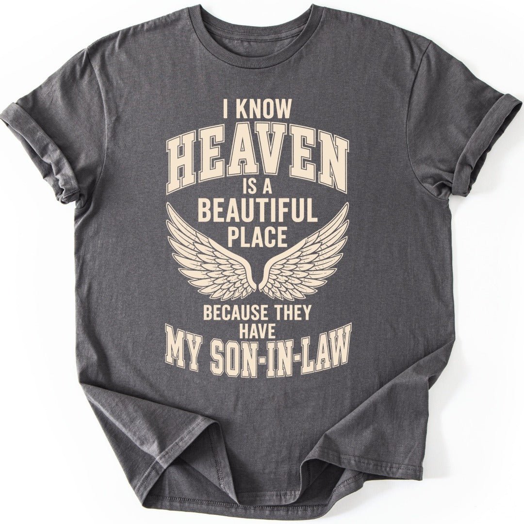 Son-in-Law Heaven T-shirt — Charcoal