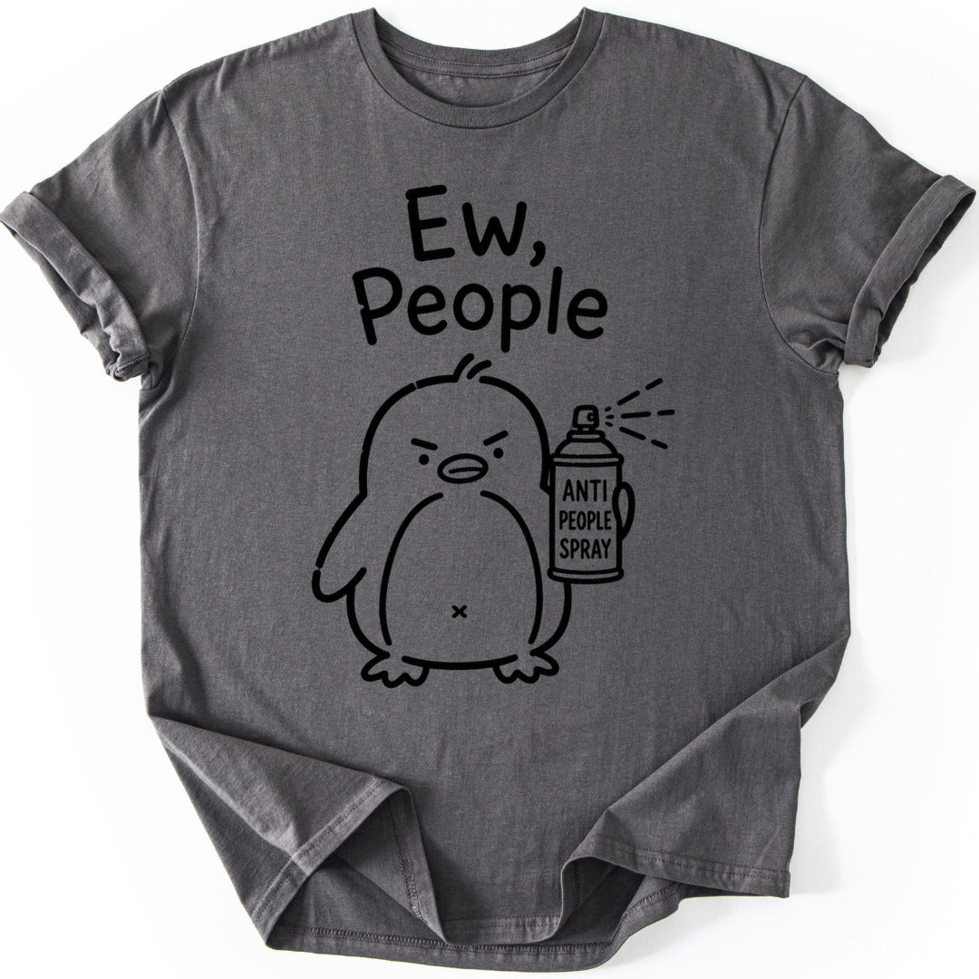 People Spray T-shirt — Charcoal