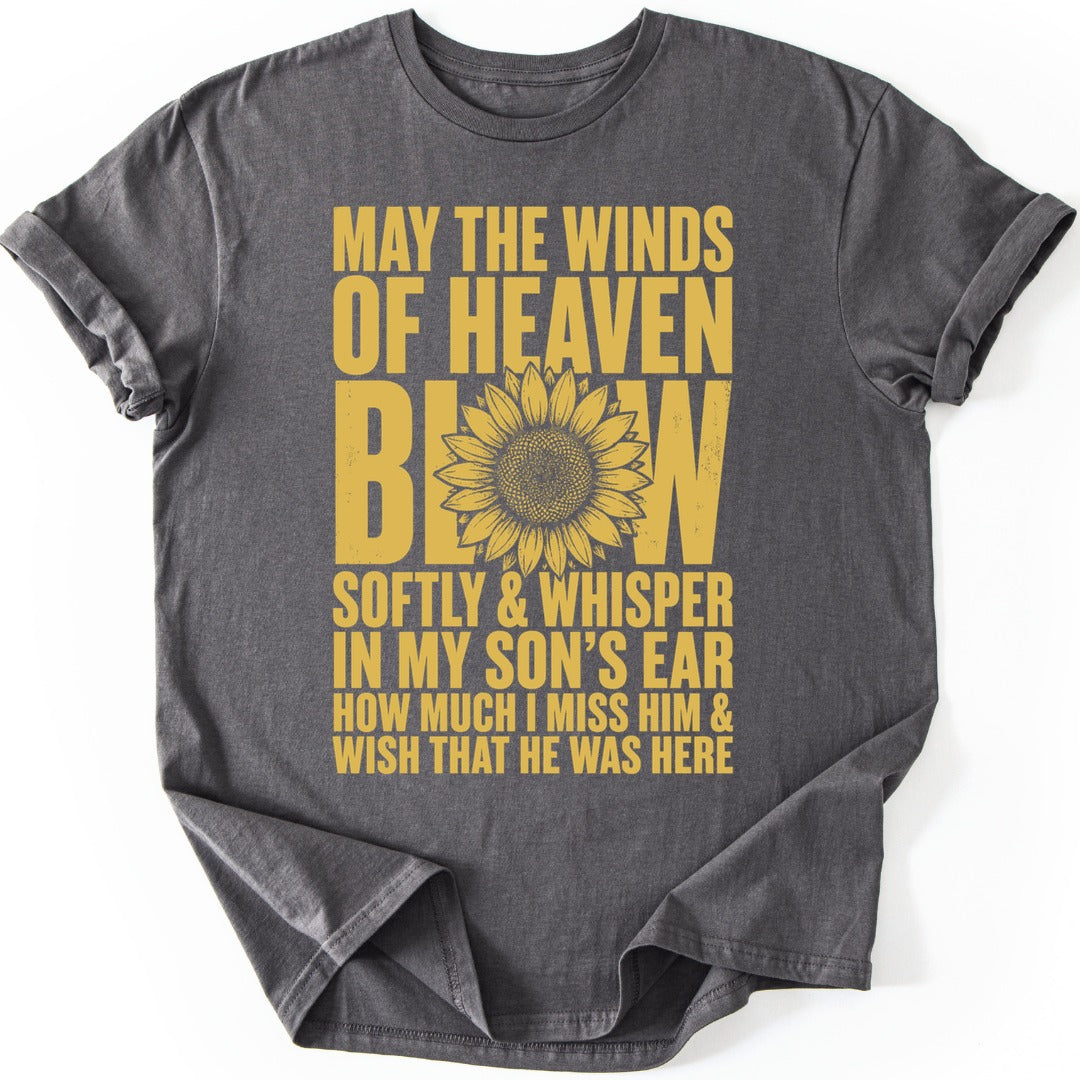 Sunflower Winds T-shirt — Charcoal