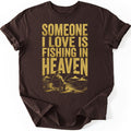 Fishing Heaven T-shirt — Dark Chocolate
