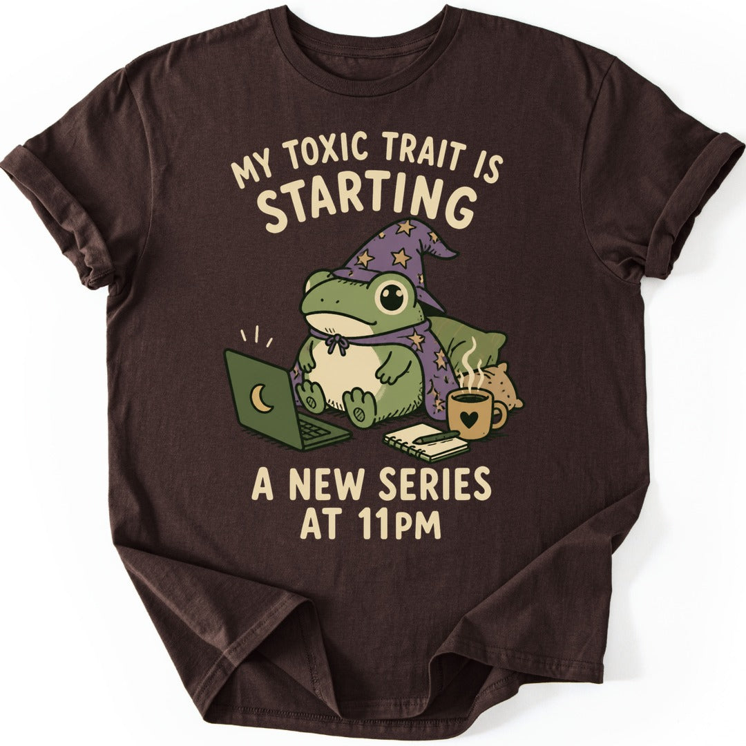 New Series Frog T-shirt — Dark Chocolate