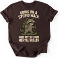 Raccoon Hike T-shirt — Dark Chocolate