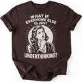 Deep Thinker T-shirt — Dark Chocolate
