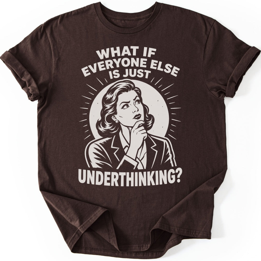 Deep Thinker T-shirt — Dark Chocolate