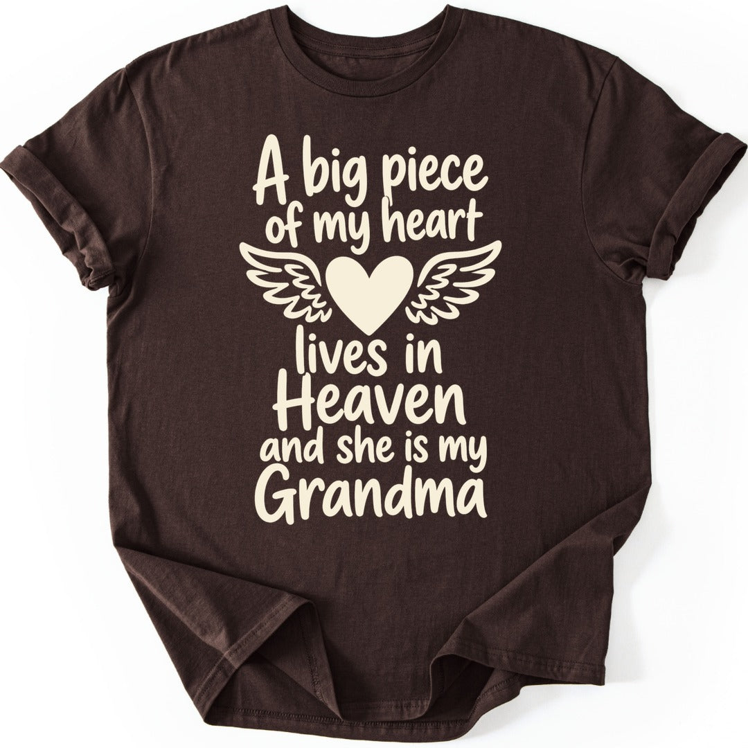 Grandma Heaven T-shirt — Dark Chocolate