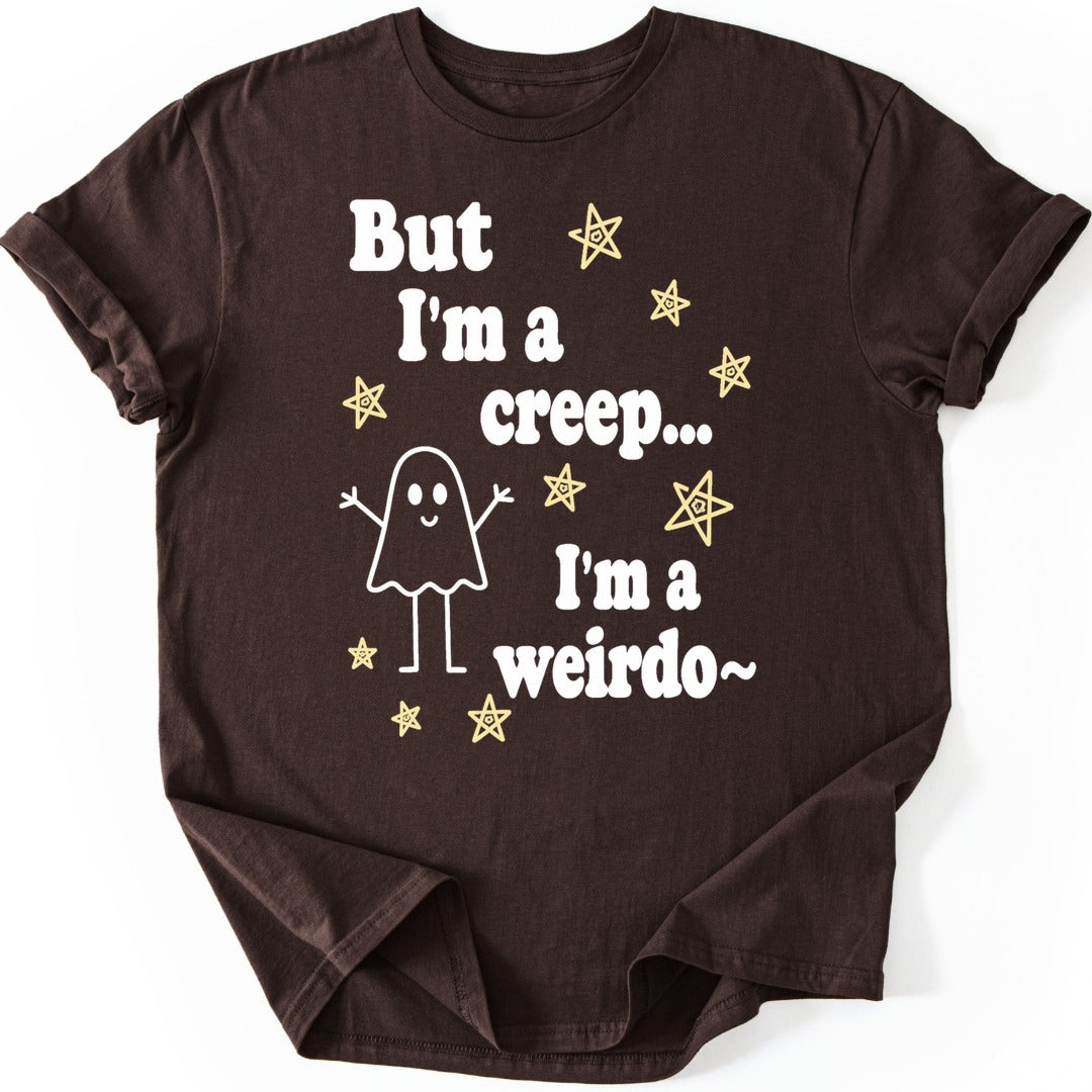 Weirdo Ghost T-shirt — Dark Chocolate