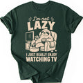 Couch Sloth T-shirt — Forest Green