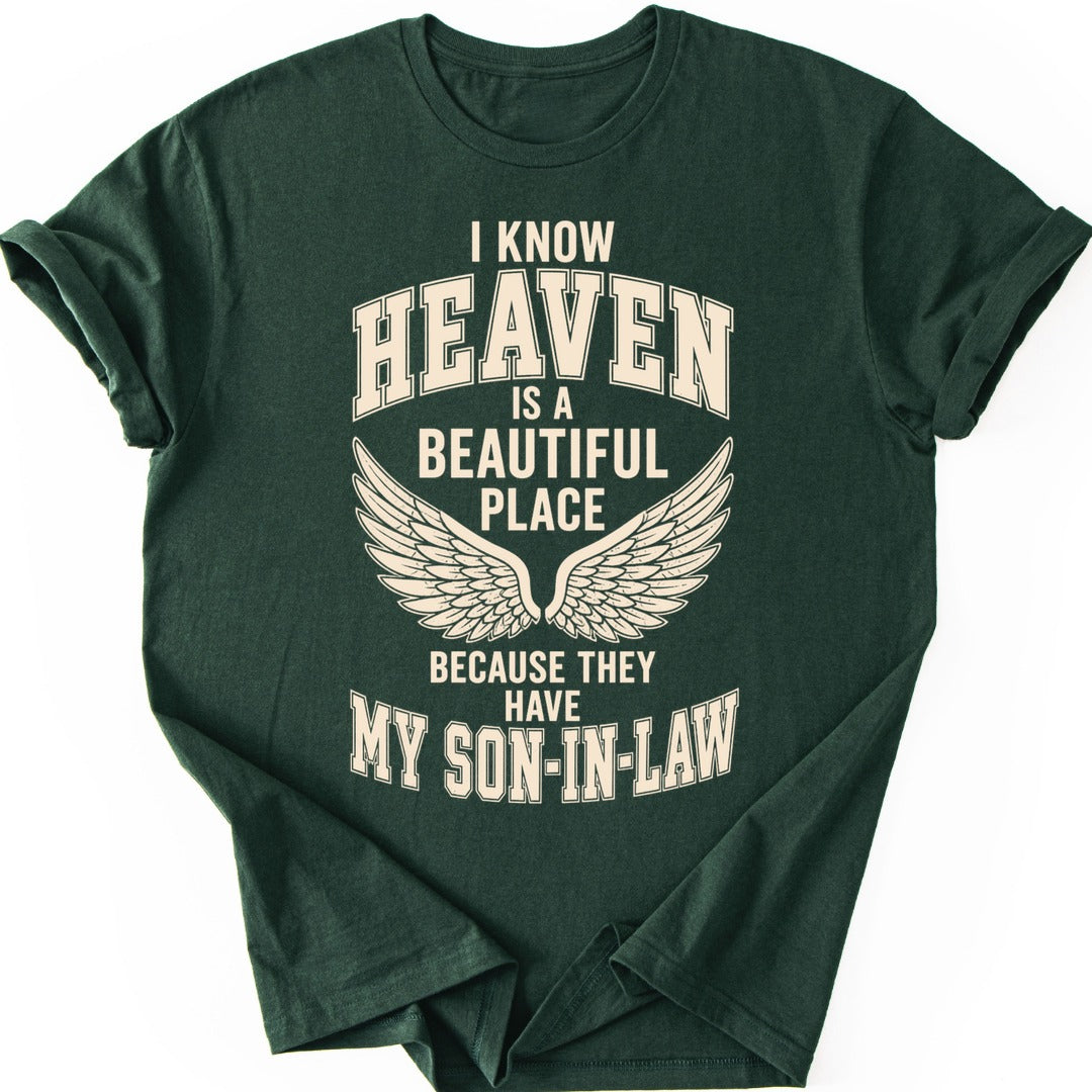 Son-in-Law Heaven T-shirt — Forest Green
