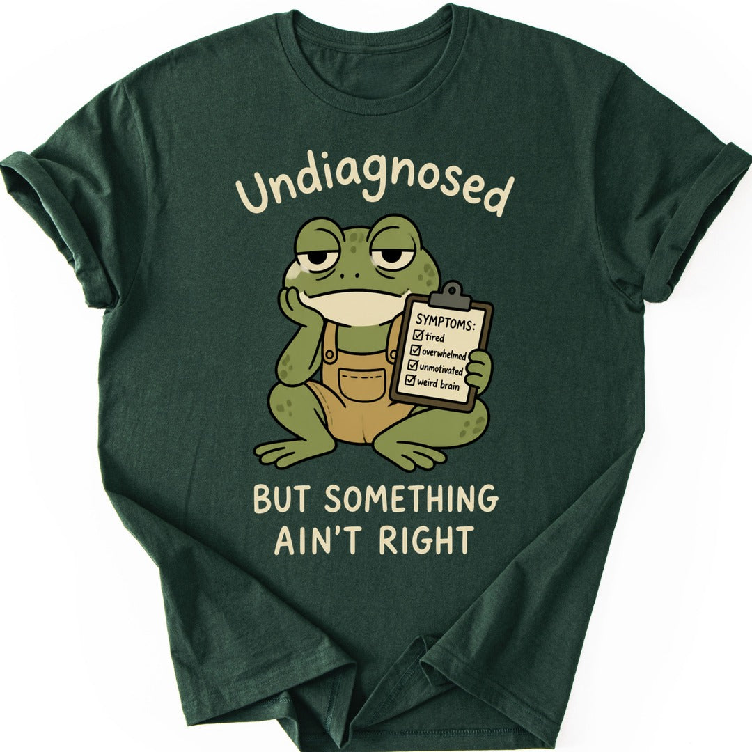 Undiagnosed Frog T-shirt — Forest Green