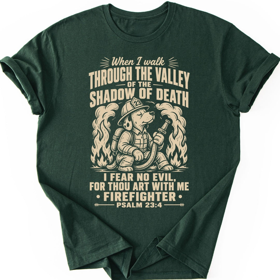Firefighter Valley T-shirt — Forest Green
