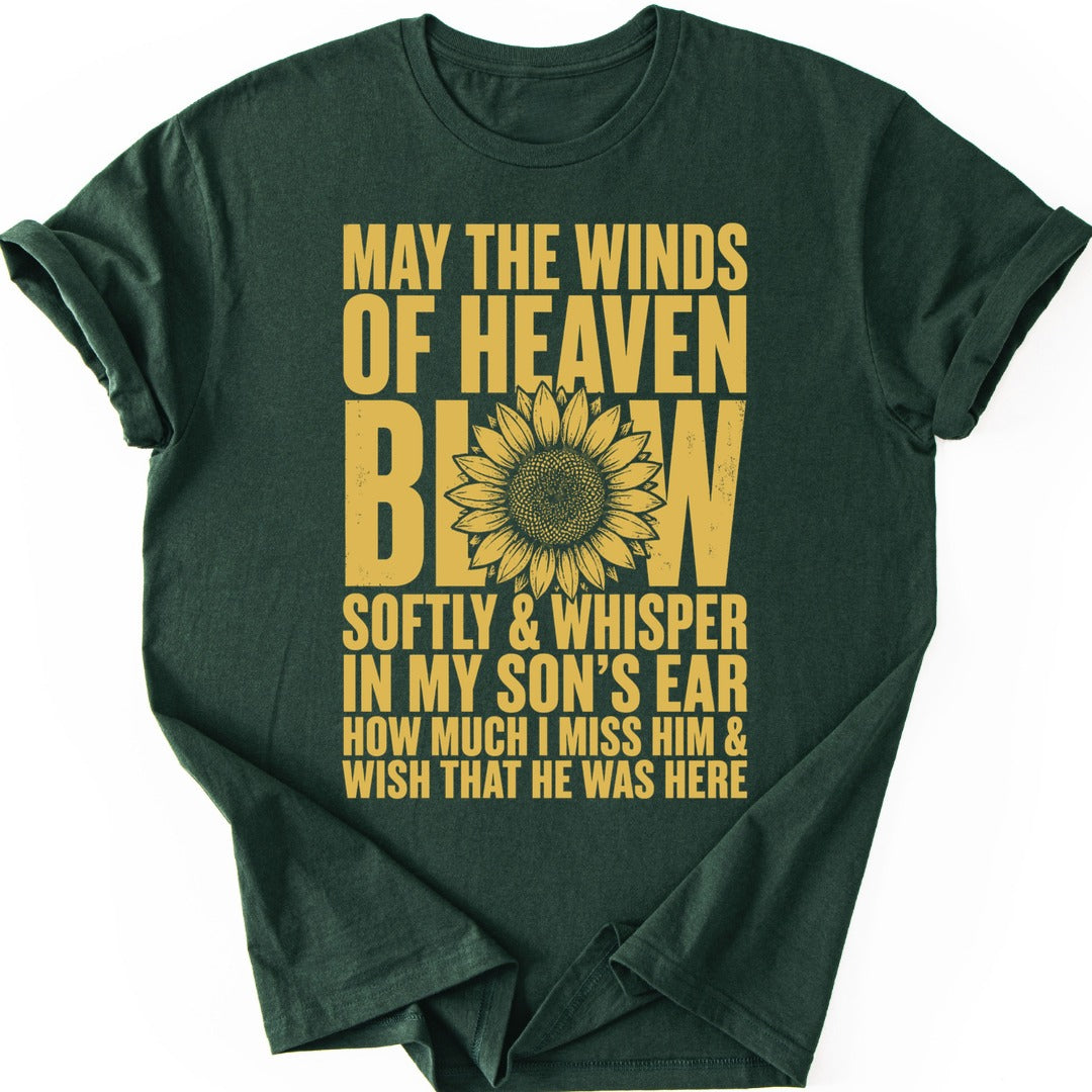 Sunflower Winds T-shirt — Forest Green