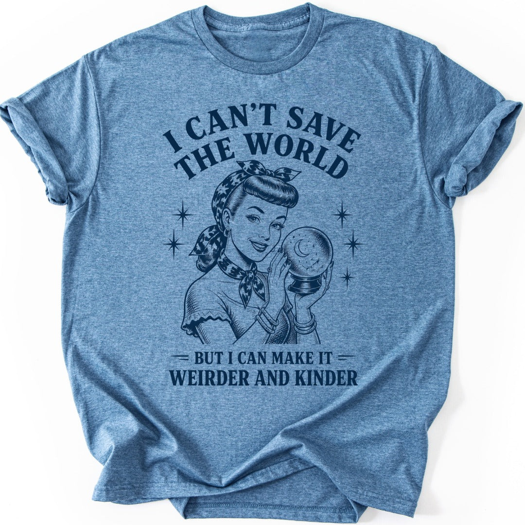 Crystal Gazer T-shirt — Heather Indigo