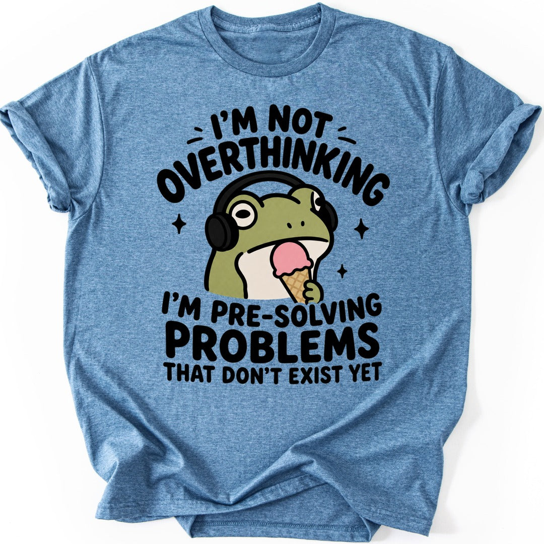 Ice Cream Frog T-shirt — Heather Indigo
